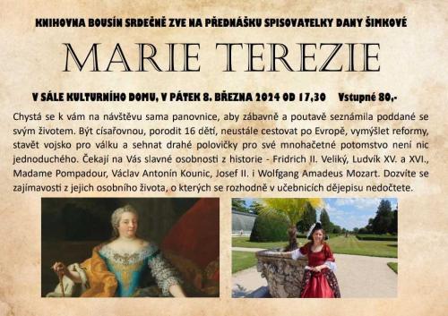 Přednáška o&nbsp;Marii Terezii 1